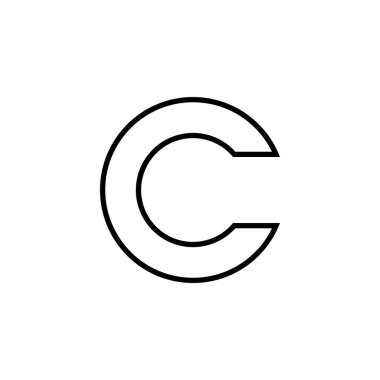 Copyright icon vector for web and mobile app. copyright sign and symbol