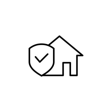 home insurance icon for web and mobile app. home protection sign and symbol