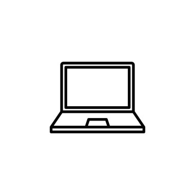 Laptop icon for web and mobile app. computer sign and symbol