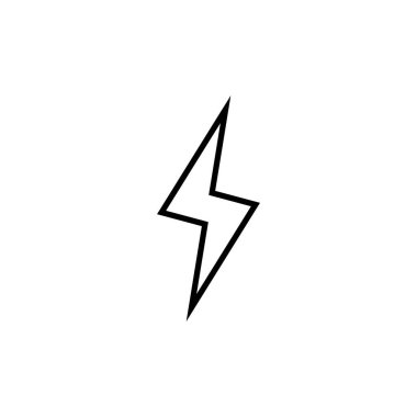 Lightning icon for web and mobile app. electric sign and symbol. power icon. energy sign