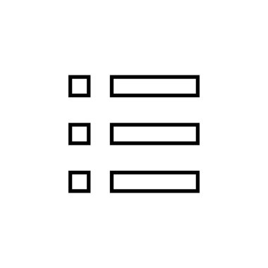 Menu Icon for web and mobile app. web menu sign and symbol. hamburger menu symbol