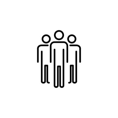 People icon for web and mobile app. person sign and symbol. User Icon vector