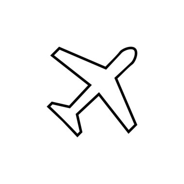 Plane icon for web and mobile app. Airplane sign and symbol. Flight transport symbol. Travel sign. aeroplane