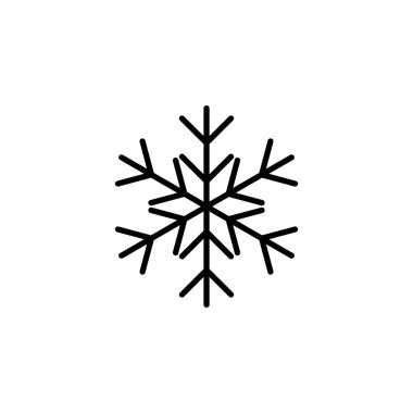 Snow icon for web and mobile app. snowflake sign and symbol