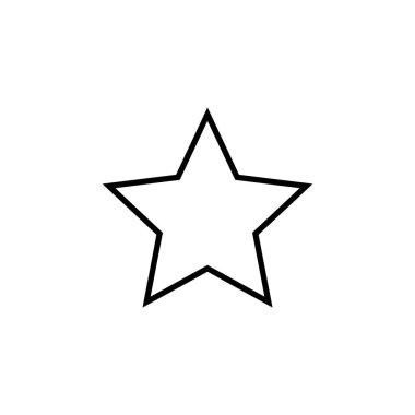 Star Icon for web and mobile app. rating sign and symbol. favourite star icon