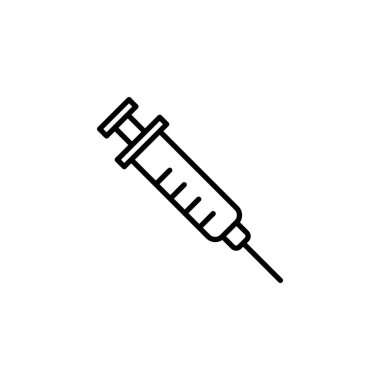 Syringe icon for web and mobile app. injection sign and symbol. vaccine icon