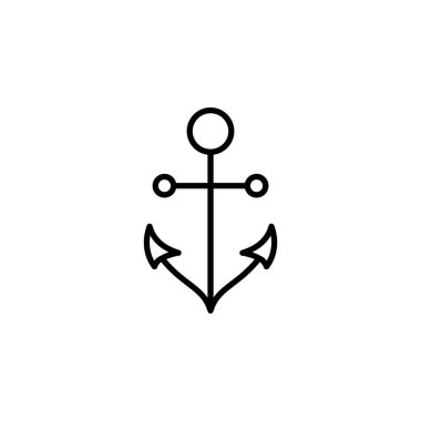 Anchor icon vector for web and mobile app. Anchor sign and symbol. Anchor marine icon.