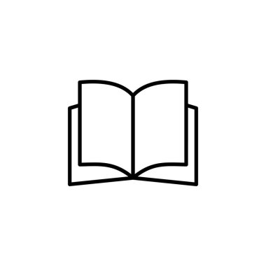 Book icon vector for web and mobile app. open book sign and symbol. ebook icon