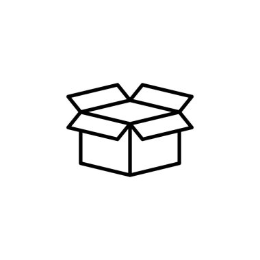 Box icon vector for web and mobile app. box sign and symbol, parcel, package
