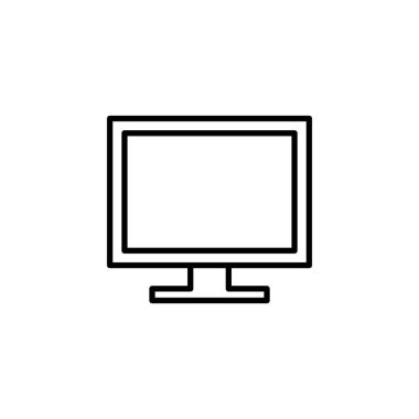 Computer icon vector for web and mobile app. computer monitor sign and symbol
