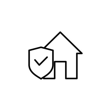 home insurance icon for web and mobile app. home protection sign and symbol