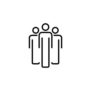 People icon for web and mobile app. person sign and symbol. User Icon vector