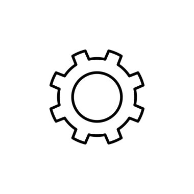 setting Icon for web and mobile app. Cog settings sign and symbol. Gear Sign