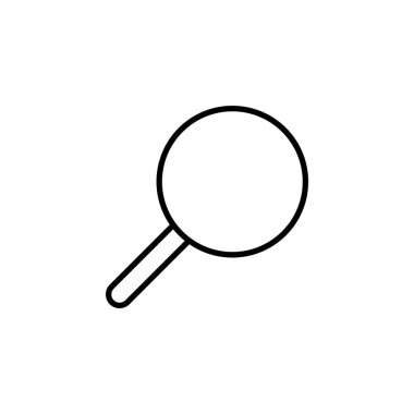 Search icon for web and mobile app. search magnifying glass sign and symbol