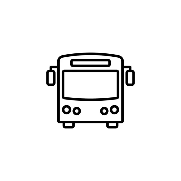 Вектор Значков Шины Веб Мобильного Приложения Знак Автобуса Символ Транспортный — стоковый вектор