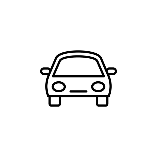 Вектор Значка Автомобіля Веб Мобільного Додатку Знак Автомобіля Символ Невеликий — стоковий вектор