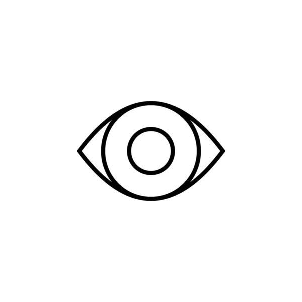 Eye Icon Vector Web Mobile App Eye Sign Symbol Look — 스톡 벡터