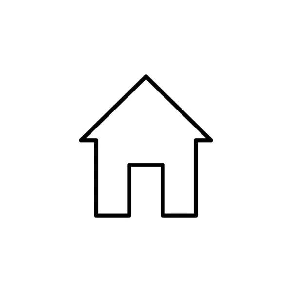 House Icon Web Mobile App Home Sign Symbol — Vettoriale Stock