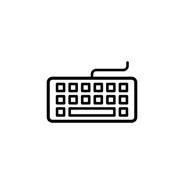 Keyboard Icon Web Mobile App Keyboard Sign Symbol — Stockvektor