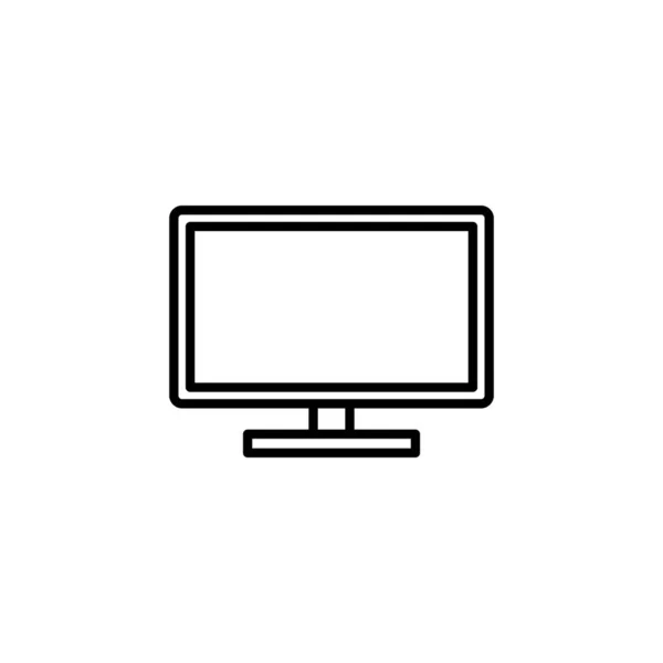 Icon Web Mobile App Television Sign Symbol — Stockvektor