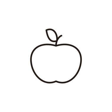 Apple icon for web and mobile app. Apple sign and symbols for web design.