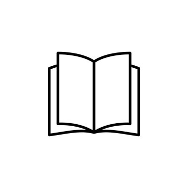 Book icon vector for web and mobile app. open book sign and symbol. ebook icon
