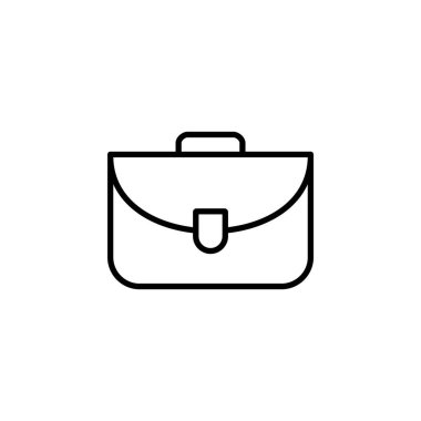 Briefcase icon vector for web and mobile app. suitcase sign and symbol. luggage symbol.