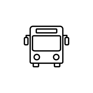 Bus icon vector for web and mobile app. bus sign and symbol. transport symbol