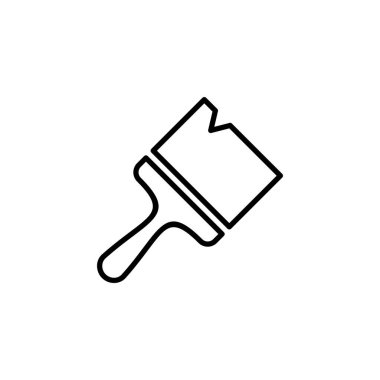 Paint icon for web and mobile app. paint brush sign and symbol. paint roller icon vector