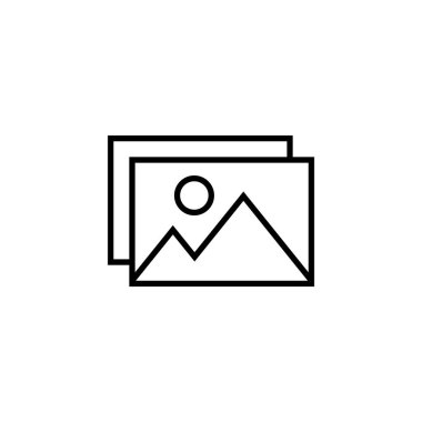 Picture icon for web and mobile app. photo gallery sign and symbol. image icon