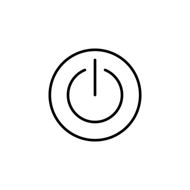 Power icon for web and mobile app. Power Switch sign and symbol. Electric power