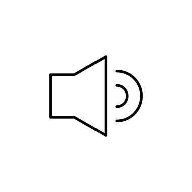 Speaker icon for web and mobile app. volume sign and symbol. loudspeaker icon. sound symbol