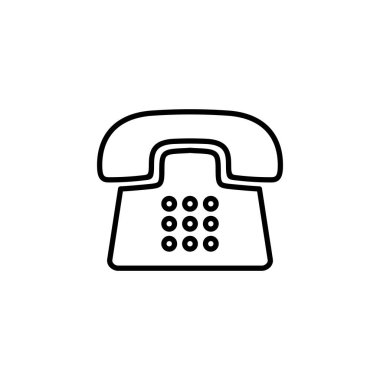 Telephone icon for web and mobile app. phone sign and symbol