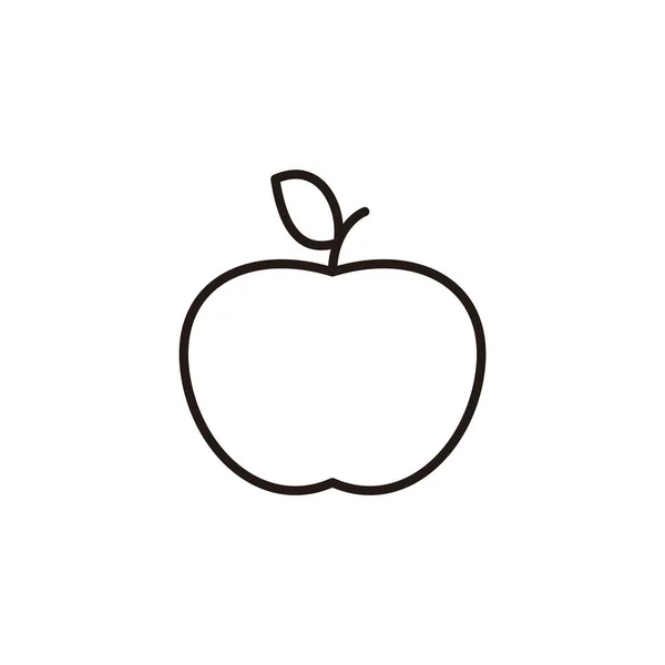 Apple Icon Web Mobile App Apple Sign Symbols Web Design — Stockový vektor