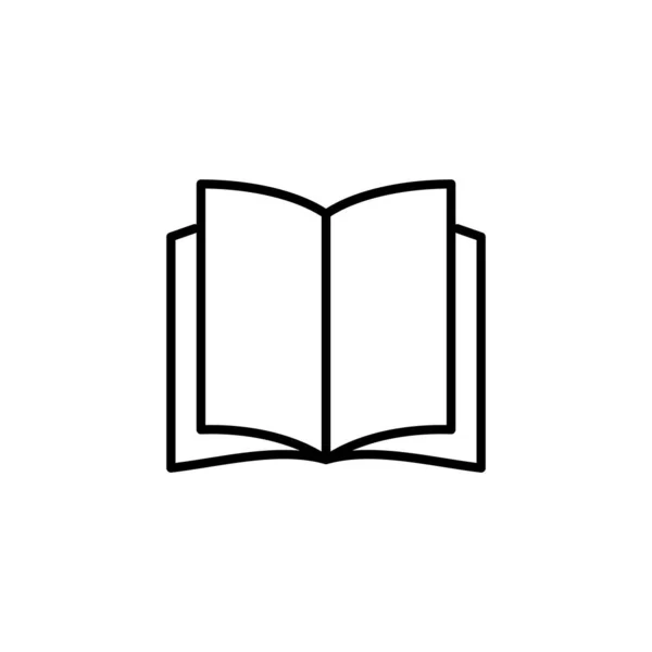 Book Icon Vector Web Mobile App Open Book Sign Symbol — Stockvector