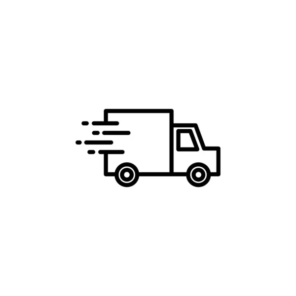 Delivery Truck Icon Vector Web Mobile App Delivery Truck Sign — Stock Vector