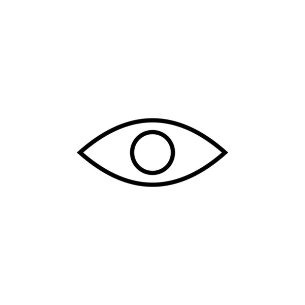Eye Icon Vector Web Mobile App Eye Sign Symbol Look — Wektor stockowy