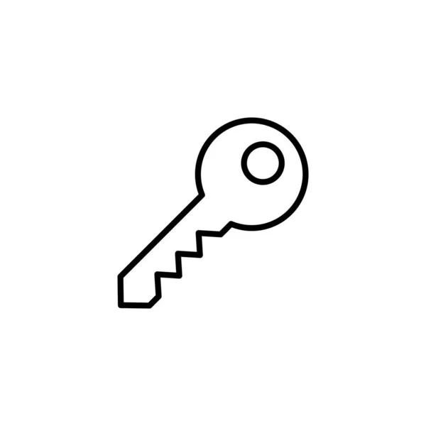 Key Icon Web Mobile App Key Sign Symbol — Stok Vektör