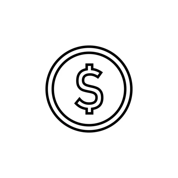 Money Icon Web Mobile App Money Sign Symbol — Image vectorielle