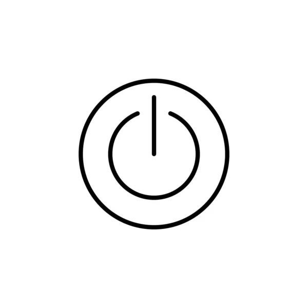 Power Icon Web Mobile App Power Switch Sign Symbol Electric — Stockvektor