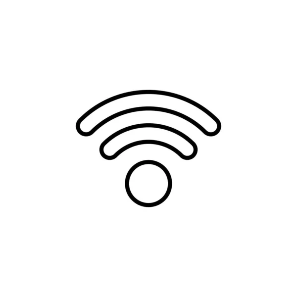 Wifi Icon Web Mobile App Signal Sign Symbol Wireless Icon — Stok Vektör