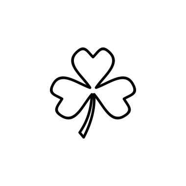 Clover icon vector for web and mobile app. clover sign and symbol. four leaf clover icon.
