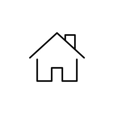 House icon for web and mobile app. Home sign and symbol