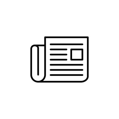 Newspaper icon for web and mobile app. news paper sign and symbolign