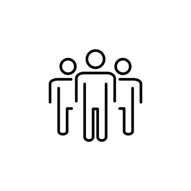 People icon for web and mobile app. person sign and symbol. User Icon vector