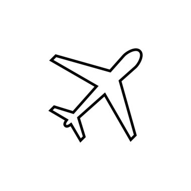 Plane icon for web and mobile app. Airplane sign and symbol. Flight transport symbol. Travel sign. aeroplane
