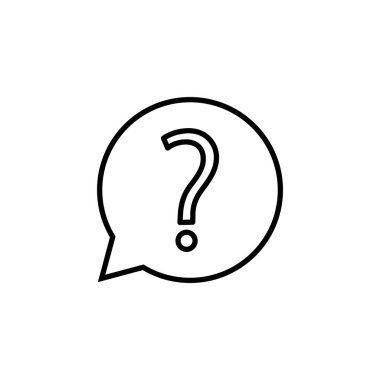 Question icon for web and mobile app. question mark sign and symbol