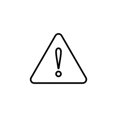 Exclamation danger sign for web and mobile app. attention sign and symbol. Hazard warning attention sign