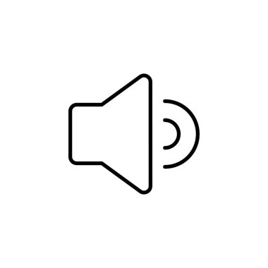 Speaker icon for web and mobile app. volume sign and symbol. loudspeaker icon. sound symbol