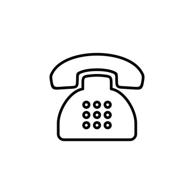 Telephone icon for web and mobile app. phone sign and symbol